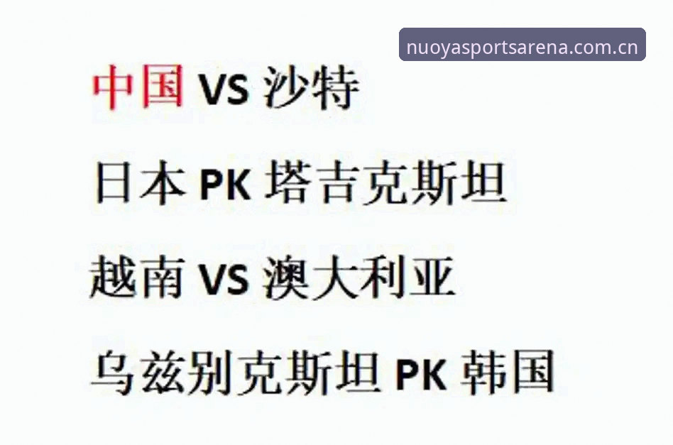 3个关键看点：U17国足抽签落位H组，如何通过诺亚体育官网全程追踪？